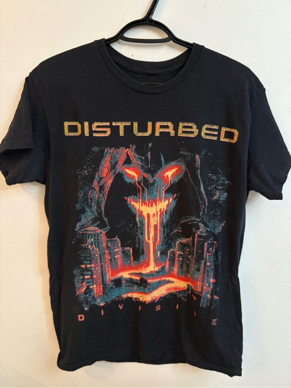Disturbed Divisive Concert Tour T-Shirt Black shirt tour 2023 Size medium